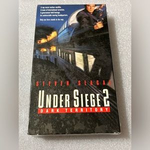 New Vintage Under Siege 2,‎ Dark Territory, 1995 Steven Seagal VHS Tape